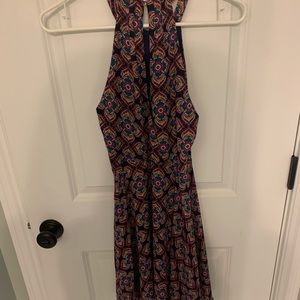 Express MIDI Length High Neck Dress